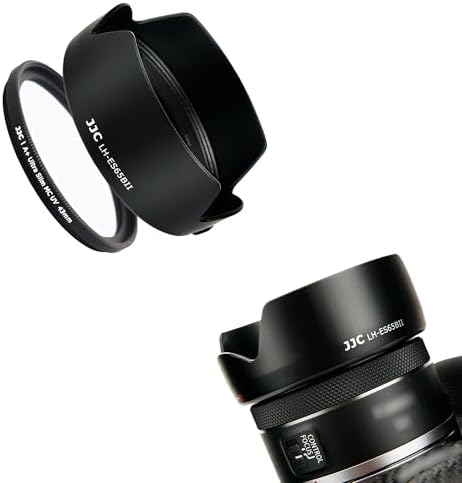 JJC Tulip RF 50mm Lens Hood & UV Filter for Canon RF 50mm f/1.8 STM Lens by JJC