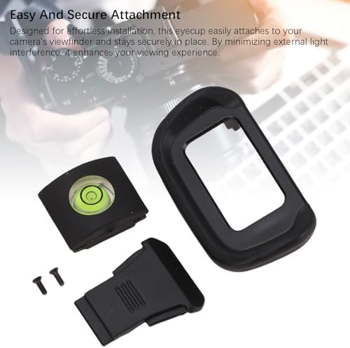 VBESTLIFE Camera Eyecup for R10, 3 in 1 Camera Viewfinder Eyecup Bubble Level Hot Shoe Cap for R, Fit for R10 Mirrorless - Image 6