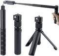Bullet Time Handle Tripod Rotating Grip with Invisible Selfie Stick for Insta360 X5/X4, DJI OSMO 360 2 Pocket 3, GoPro,1/4" Thread, 6 lbs Capacity, Compact Selfie Stick (47 inches) by Unknown