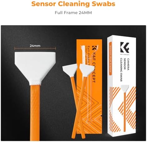 K&F CONCEPT 6 Pack Full-Frame Sensors Cleaning Swabs, Camera Clean - Image 2