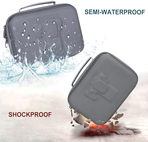 Small Camera Case Bag for Canon EOS Rebel T7/R50//R100 DSLR Camera Gray - Image 5