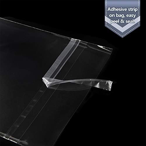 Golden State Art 11x14 Inch Crystal Sealed Clear Plastic Sleeves,100 Pack - Image 5