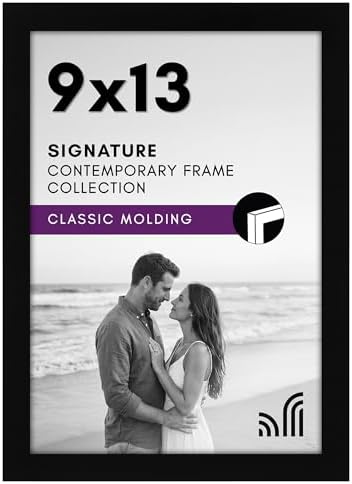 Americanflat 9x13 Picture Frame - Engineered Wood - Black by Americanflat