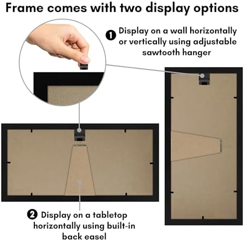 Americanflat 4x10 Picture Frame - Engineered Wood - Black - Image 5