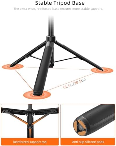 55'' Osmo Action Floor Tripod Stand for DJI Action 6/Osmo Nano - Image 7