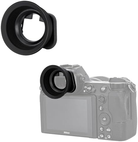 Kiwifotos Round Eyecup Eye Cup Eyepiece for Nikon Z6 III II Z7 II Z5 II Z5 by KIWIFOTOS