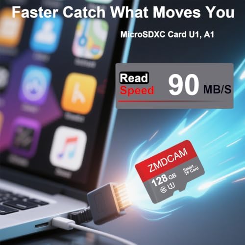 2 Pack 128GB TF Card with Adapter UHS-I U1 Class 10 Memory Card - Image 3