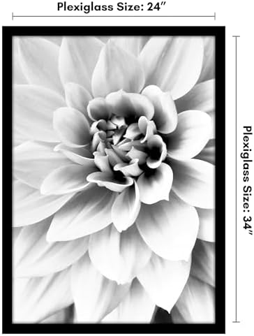 Americanflat 24x34 Poster Frame - Engineered Wood - Black - Image 2