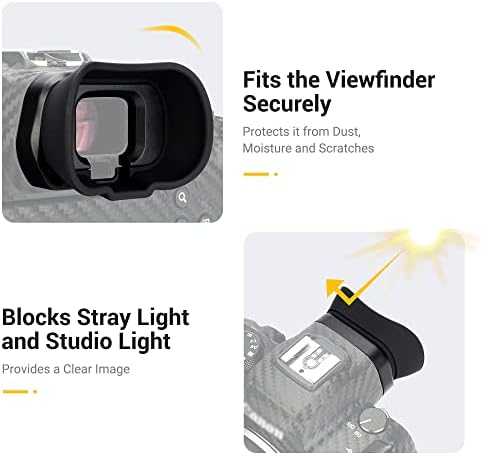 Long Soft Eyecup Eyepiece Viewfinder for Canon EOS R6 Mark II R6 R5 R5C - Image 3