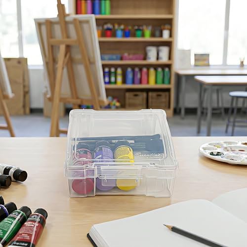 ArtBin 6953AB ClearView 6" x 6" Box Art & Craft Organizer, [1] Plastic Storage Case, Clear - Image 6