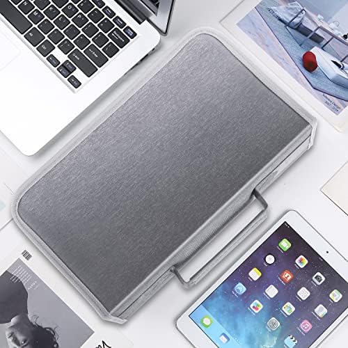 Siveit CD Case DVD Storage Holder, CD/DVD Case Wallet 128 Capacity DVD Cases Organizer CD Binder, Portable CD Wallet for Home Travel (Black binder, Silver) - Image 5