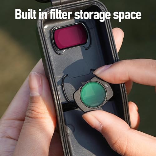 Cover Case for 3, Water Proof Camera Storage Box Hard Case Cover, Portable Camera Flip Cover for 3, Guard PTZ from Impacts, Built in Soft Cushion, Black - Image 2