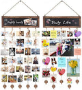 Bikoney 2-Pack Hanging Photo Display with Blackboard - Carbonized Black by Bikoney