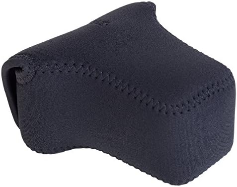 OP/TECH USA Soft Pouch – Compact digital camera case, lightweight accessories pouch, sleek neoprene sleeve for DSLR, perfect for backpacks & travel – durable protection in style | D-M 4/3 | Black - Image 4