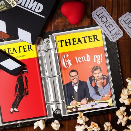 tutata 3 inch Binder with Sleeves, 5.5×8.5 Theater Program Holder - Image 7