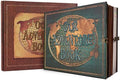 Our Adventure Book 180 Pages Scrapbook Photo Album,Retro Embossed Letter Leather Hardcover Travel Diary Journal Scrap Book For Couples,Memory Book For Anniversary Wedding by Xiongxiong