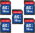 16GB SD Card, 5 Pack SDHC Memory Cards UHS-I U1 Class 10 High-Speed Full HD Video Compatible with Digital Point-and-Shoot Cameras, HD Camcorders, DSLR and PC, 16GB(5pc) by elecacc