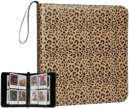 Large Polaroid Photo Album Binder, 240 Pockets. Leopard Print by GoldbarleyDesign