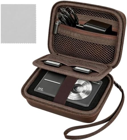 Comecase Camera Case for Kodak PIXPRO FZ55/FZ45, Coffee Brown by COMECASE
