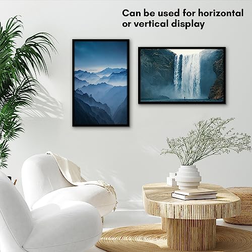 Americanflat 14x22 Poster Frame - Slim Molding - Black - Image 4
