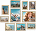Vittanly 10 Pack Picture Frames Collage Wall Decor, Light Wood by Vittanly