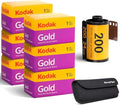Kodak Gold 200 35mm Film Roll 24 Exp 6 Rolls with Sturdy Tiger Storage Case by Unknown