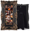 Wonderjune 1 Pack 2 x 6 Inch Vintage Black Gold Photo Booth Frames by Wonderjune