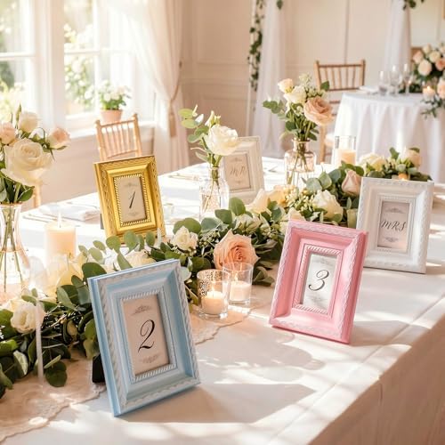 12 Pcs 2 x 3 Inch Small Colorful Picture Frames Bulk Vintage - Image 5