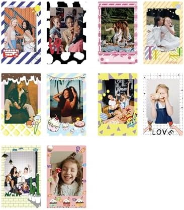 2x3 Inch Photo Border Stickers - Lovely Photo Stickers Compatible for Instax Mini EVO/Liplay/SE/13/12/11/41/40/99/90 Camera Film - Fuji Mini Film Colorful Accessories - 30 Packs - Image 6