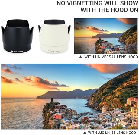 JJC LH-86 Professional Lens Hood Compatible with Canon EF 70-200mm F2.8L is USM Lens White, Replaces Canon ET-86,Not for Canon RF 70-200mm F2.8L is USM or not for EF 70-200mm F2.8L is II or III - Image 4
