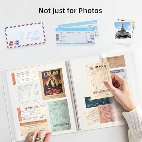 Self Adhesive Photo Album, 60 Pages, 11x10.6 Inch, Gray Blue - Image 6
