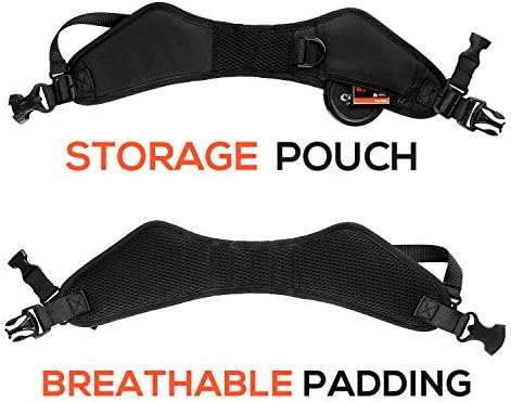 waka Camera Neck Strap with Quick Release, Safety Tether and Underarm Strap - Image 3