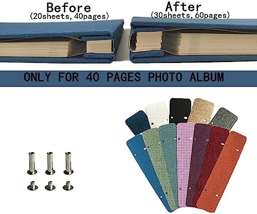 Photo Album Refill Pages for Self Adhesive Scrapbook 13.2x12.8 20 Pages - Image 4
