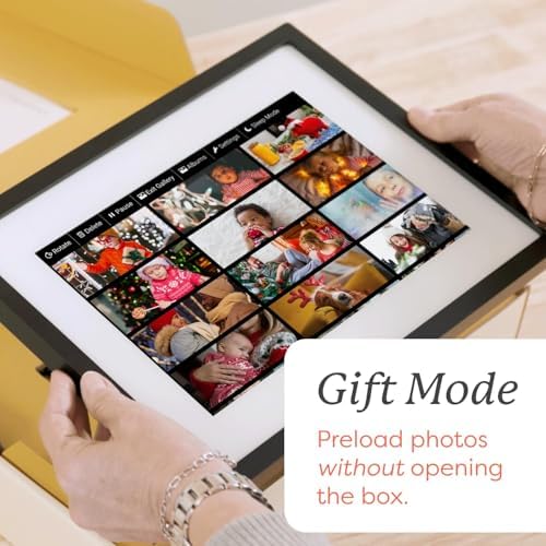Skylight Digital Picture Frame, Load from Phone Capability, 15" Black - Image 2