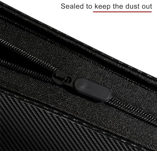 eTone Film Negative Storage Box, Black PU Leather, 13.18x7.08x1.96 Inch, 3-Ring Binder Album with Velvet Lining for 35mm 120 4x5 8x10 Negatives - Image 4