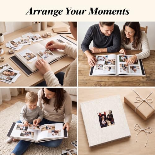Photo Album Self Adhesive Scrapbook Album, for 4x6, 5x7 & 8x10 Photos - Image 5