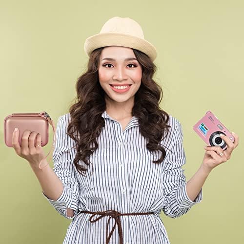 Comecase Hard Digital Camera Case for Kodak PIXPRO FZ55 FZ45, Rose Gold - Image 6