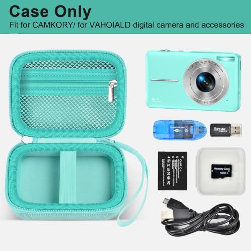 ALKOO Digital Camera Case for CAMKORY, Camera Pouch for KODAK Pixpro -Green - Image 2