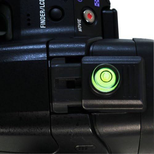 Foto&Tech 2 In 1 Hot Shoe Cover with Bubble Spirit Level Compatible with Sony Alpha A33 A55 A65 A77 A900 A700 A580 A560 A550 A500 A450 A390 A380 A350 A330 A300 A230 & Minolta Maxxum Series SLR Cameras - Image 2