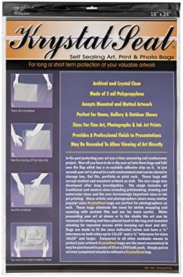 Krystal Seal Archival Art and Photo Bags 25-Pack 18x24" by CreativeMark