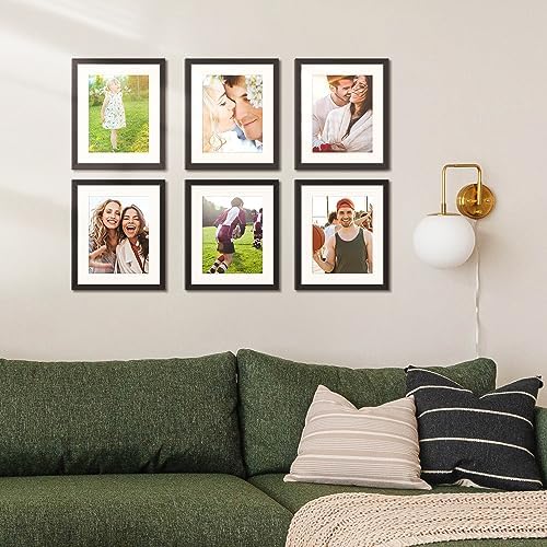 upsimples 10x12 Picture Frame, Gallery Wall Frames Set of 5, Black - Image 2