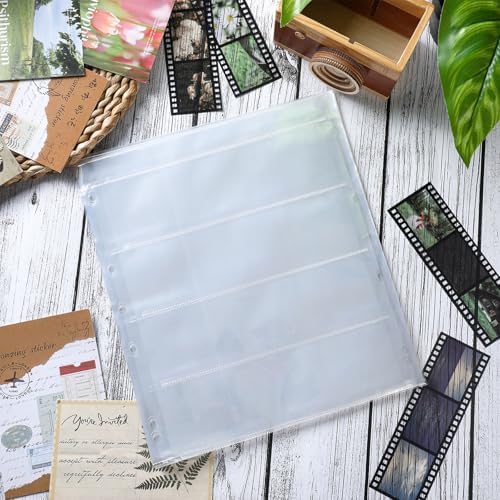 100 Pcs Archival Storage Sheets Film Negative Storage 120-4b - Image 4