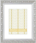 VIOLABBEY 8x10 Picture Frame Silver, Ornate Vintage Photo Frame by violabbey