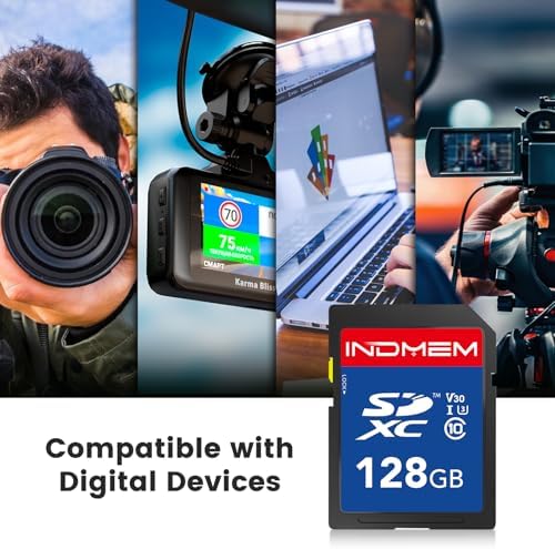 128GB SD Card 2Pack, C10, U3, V30, High Speed up to 90M/S, SDXC UHS-I Memory Cards, Full HD & 4K Video Compatible with Digital Camera, HD Camcorders, DSLR and PC, 128GB(2 pc) - Image 4