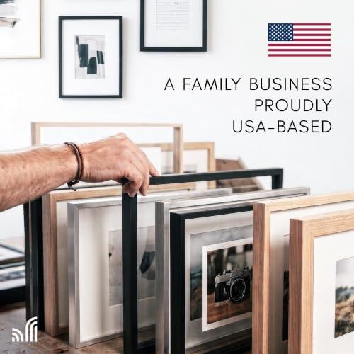 Americanflat 17x22 Poster Frame - Slim Molding - White - Image 6