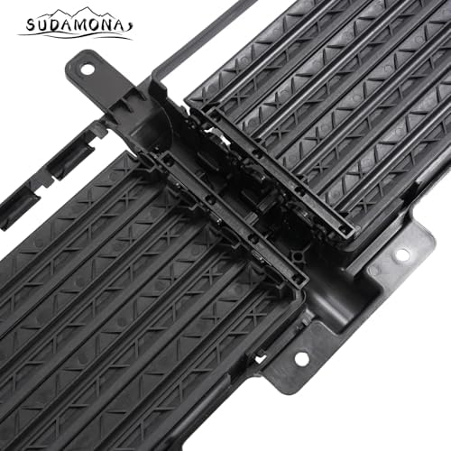 Front Radiator Active Grille Shutter Control Assembly W/o Motor Fit For 2017 2018 2019 Chevrolet Silverado 1500/GMC Sierra 1500,Factory Style,Black - Image 7
