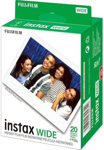 FUJIFILM INSTAX Wide 400 Instant Camera | Sage Green Bundled with INSTAX Wide Instant Film | 20 Exposures + Wide Album & Colored Frames + Cleaning Cloth (4 Items) - Image 6