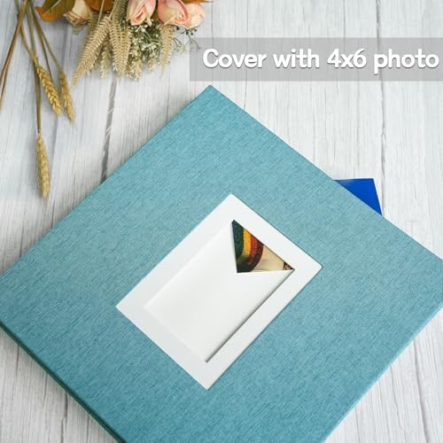 Vienrose Self Adhesive Photo Album 40 Pages for Wedding, Family, Skyblue - Image 2