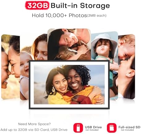 Frameo 15.6" Digital Picture Frame WiFi, Large Display Digital Photo Frame - Image 5