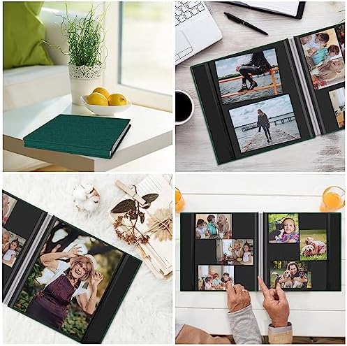 Zesthouse Photo Album Self Adhesive Pages, 60 Pages Magnetic Scrapbook Albums with Sticky Page, Photos Album Holds 8x10 & 5X7 & 4x6 & 6x8 & 3x5, Large Picture Book Ideal Gift for Family Wedding Baby - Image 6
